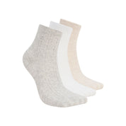 Chaussettes de cheville en tricot torsadé Skechers – Paquet de 3 (Femmes) - S601825