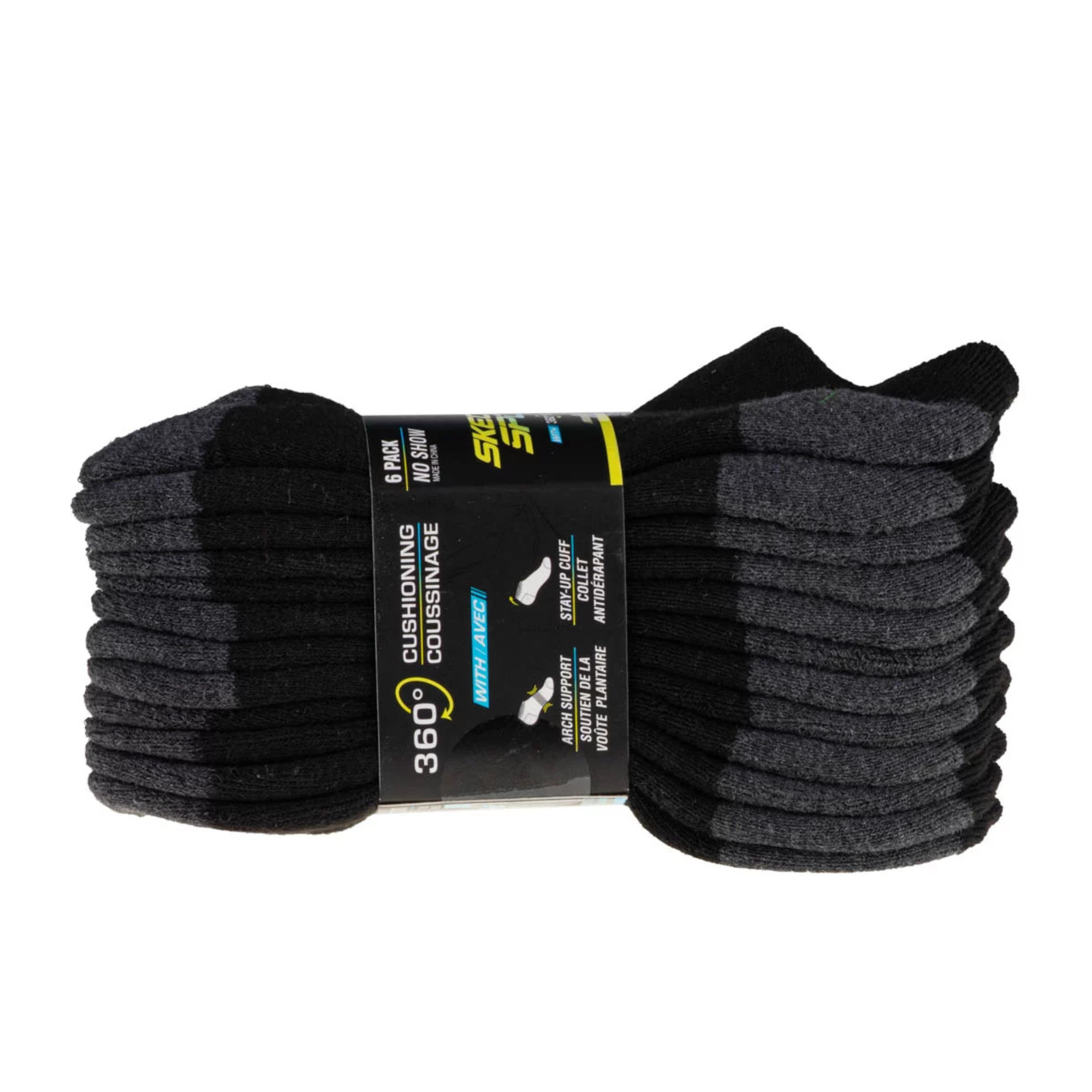 Bas Skechers « No-Show » pour Garçon – Paquet de 6 - S108264 (ENFANT)