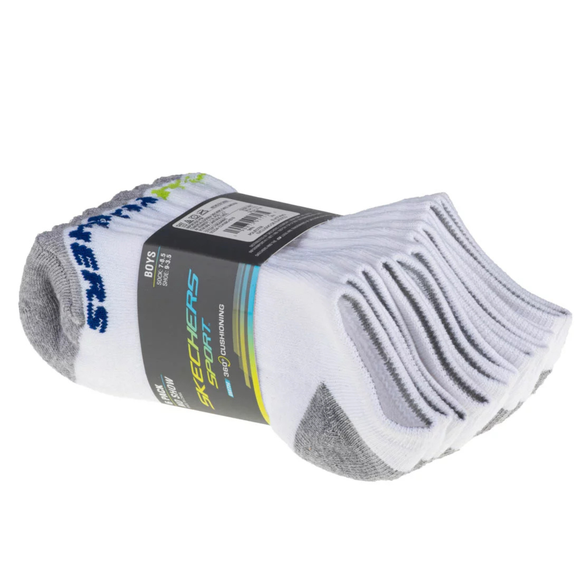 Bas Skechers « No-Show » pour Garçon – Paquet de 6 - S108264 (ENFANT)