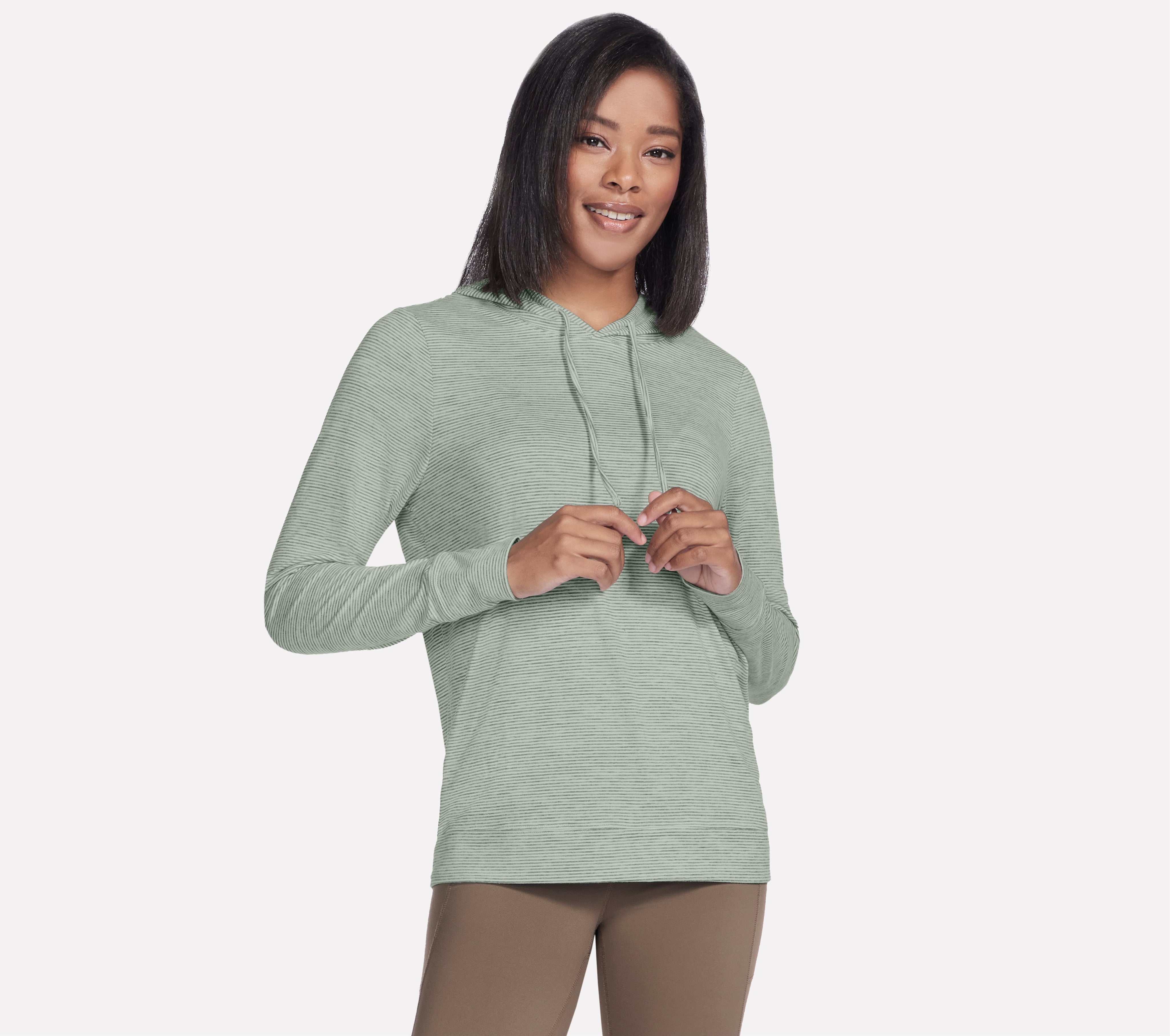 HD92 - GO DRI SWIFT STRIPE HOODIE