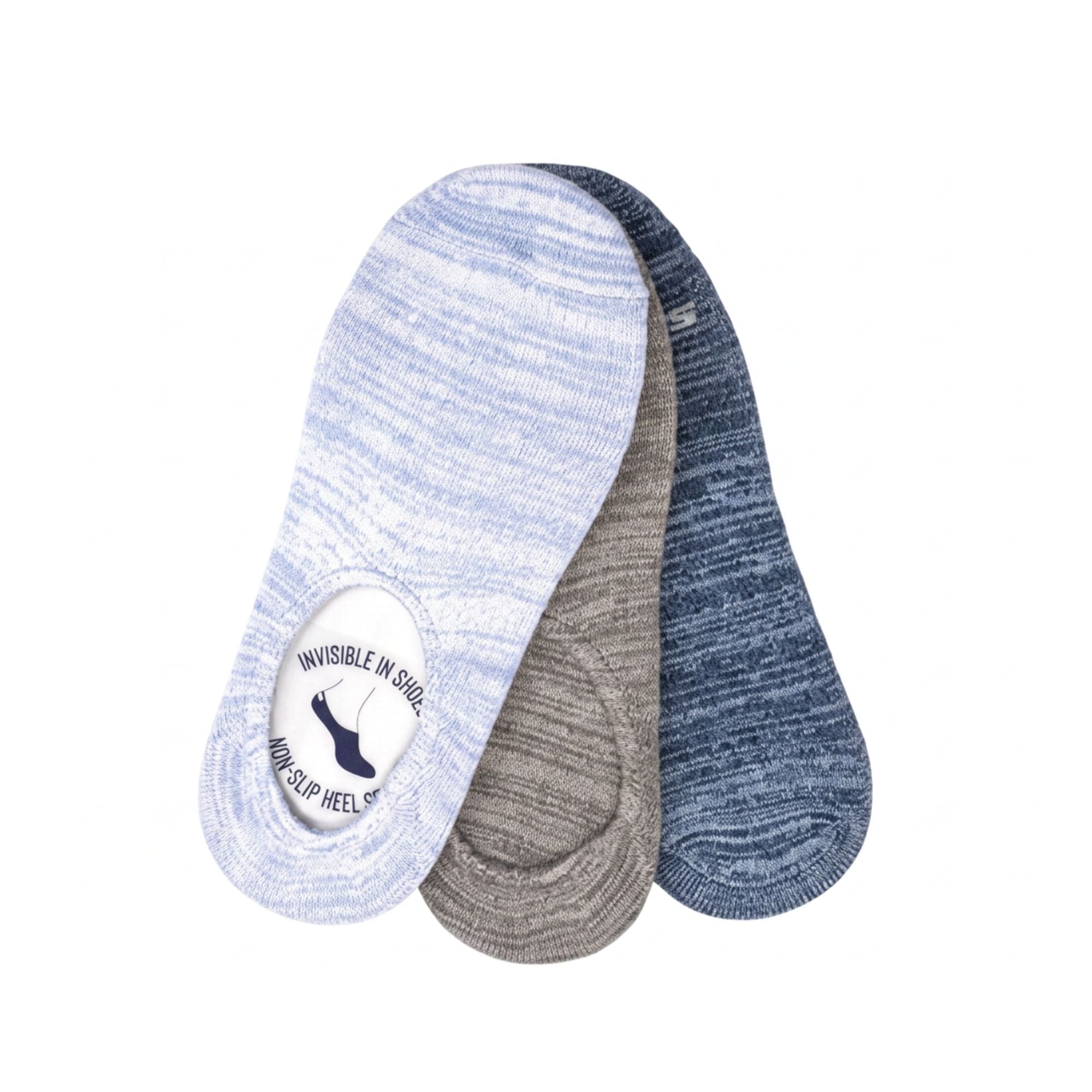 Chaussettes Invisibles Skechers - « Super Soft » - Paquet de 3 (Hommes) - S112219